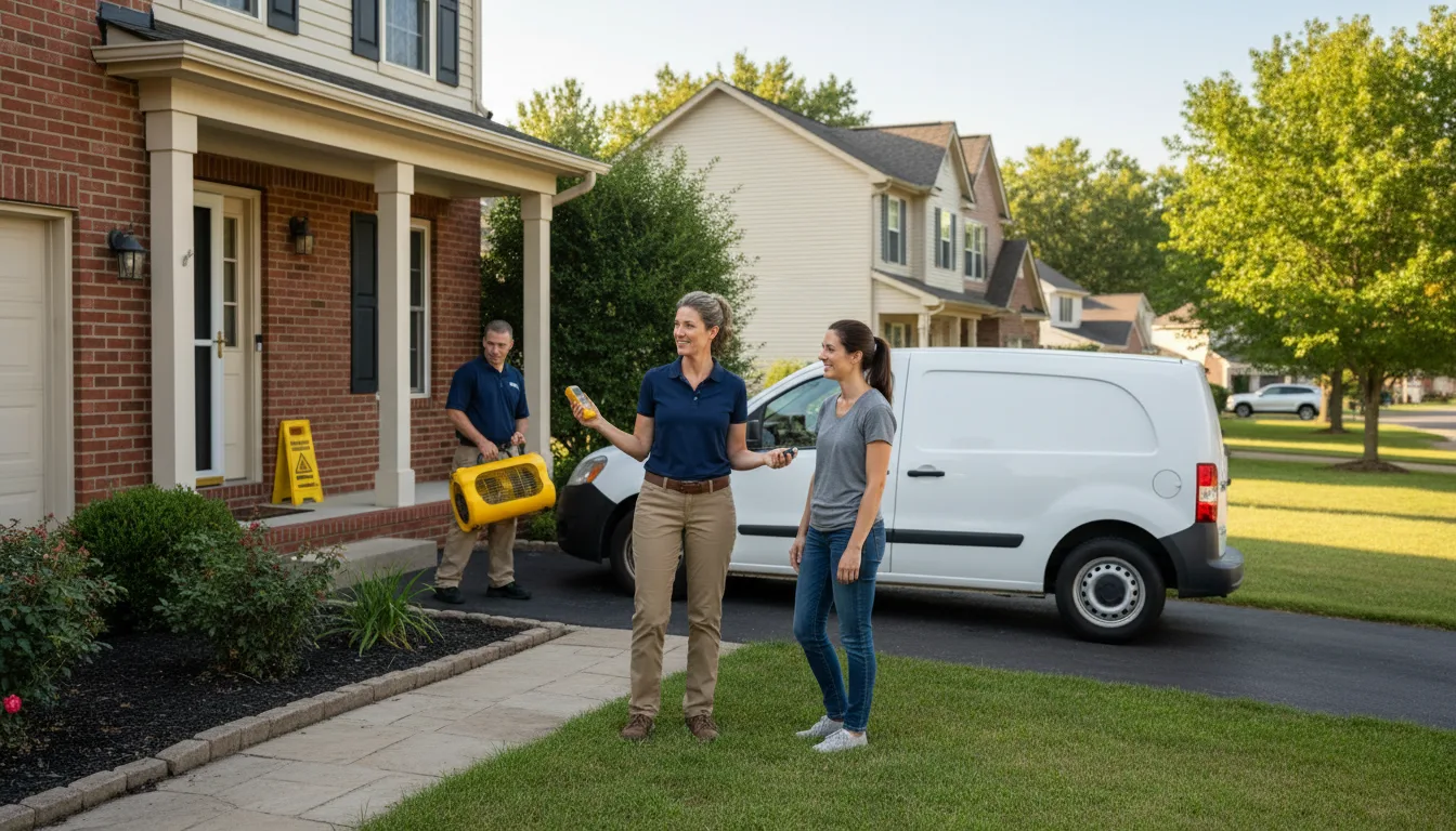 Water restoration image for Water Damage & Restoration Services in Edgemont, SD